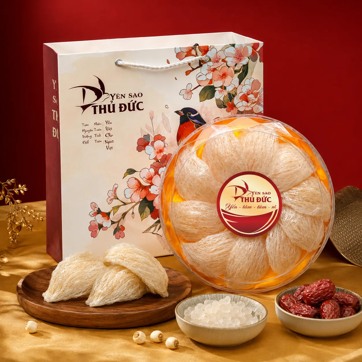 Yến Rút Lông Xương 100% Sợi - Dòng Cao Cấp